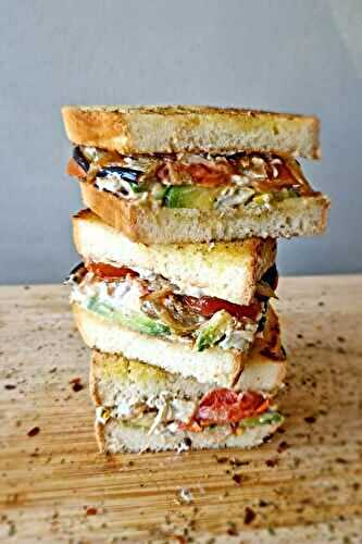Sandwich végétarien sans gluten