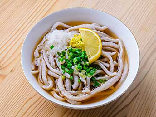 Authentiques Bukkake udon - nouilles japonaises froides