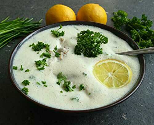 Avgolemono keto (sans riz)