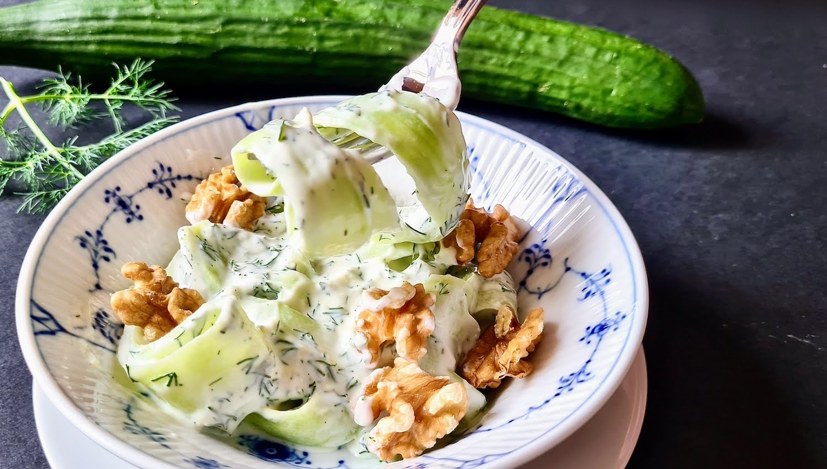 Tagliatelles de concombre à la bulgare