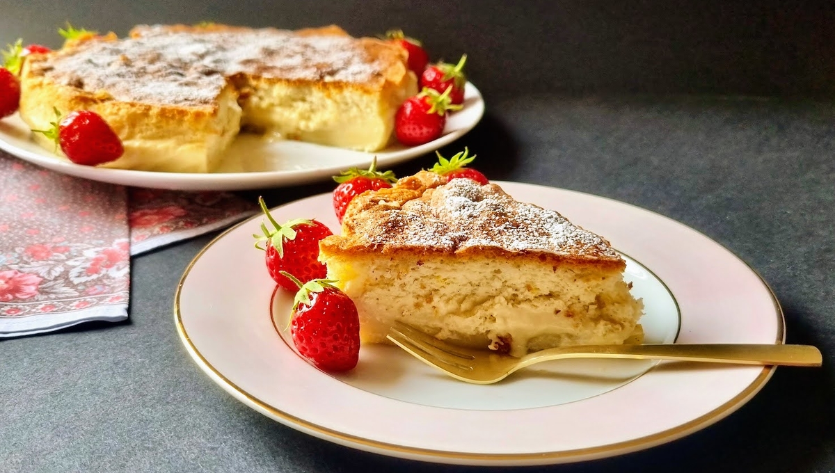 Gâteau magique à la vanille