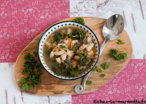 Soupe de haricots blancs aux légumes d’hiver (Des légumineuses dans nos assiettes #6)
