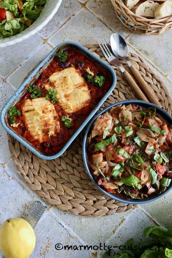 Blettes à la tomate de Yotam Ottolenghi et halloumi Hasselback 