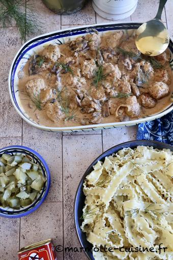 Boulettes de viande Stroganoff (Boulettes mania) 