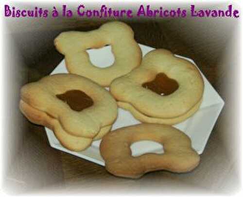 Biscuits à la Confiture Abricots Lavande