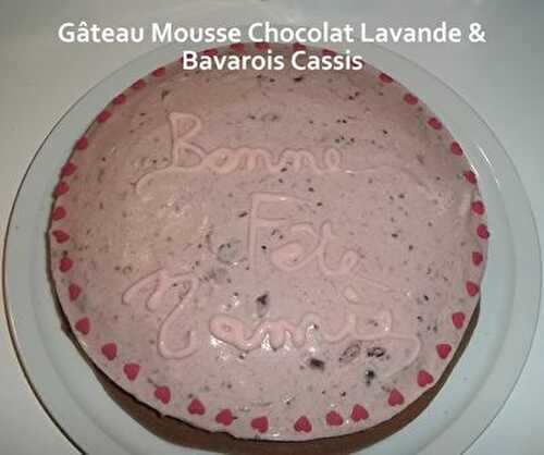 Bavarois Cassis Chocolat Blanc De Douce Cuisine Et Ses Recettes De Cuisine Similaires Recettesmania