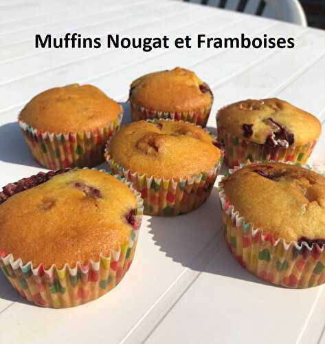 Muffins Nougat et Framboises