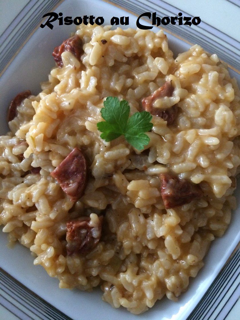 Risotto au Chorizo (Cookeo ou pas)