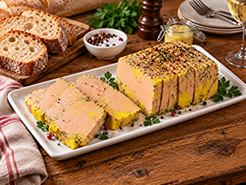Foie gras maison en terrine, une recette délicatement épicée