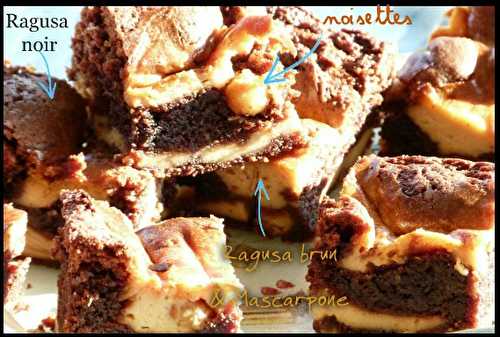 Brownie Marbré aux 2 chocolats ..
