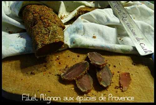 Filet mignon séché aux épices de Provence