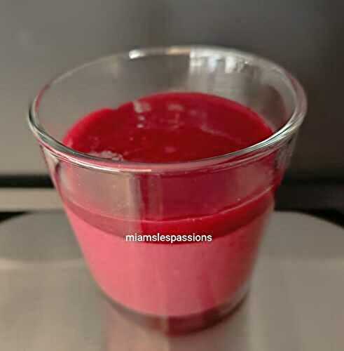 Mousse aux framboises