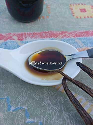 Extrait de vanille liquide maison