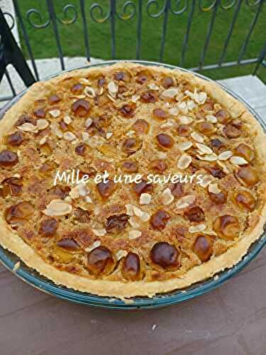 Tarte amandine à la mirabelle