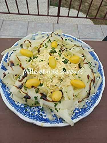 Tagliatelle de concombre au saumon fumé
