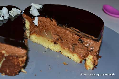 Entremet "Poire-chocolat" version CAP