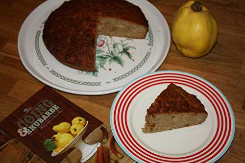 Delicious quince cake by Clea (gâteau au coing râpé, amande, épices & orange confite)