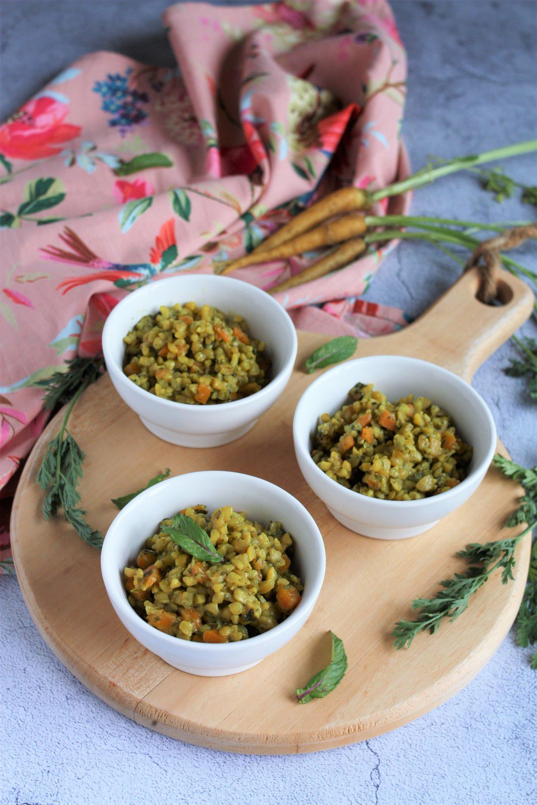 Que diriez-vous d’un p’tit frichti ?? Pois chiches concassés aux saveurs orientales