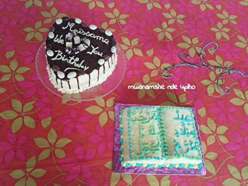 Gâteau livre arabe et drip cake