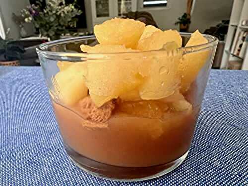 Verrine aux pommes et spéculos 