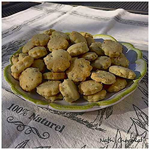 Biscuits apéritif aux graines 