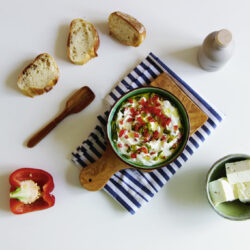 Dip de feta aux poivrons