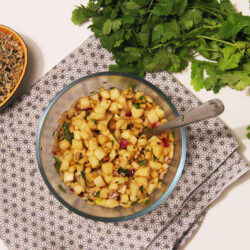 Salade de radis noir et granny smith