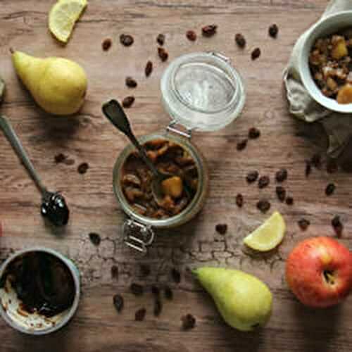 Compotée de pommes et poires au sirop de Liège