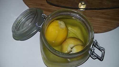 Citrons confits au sel maison