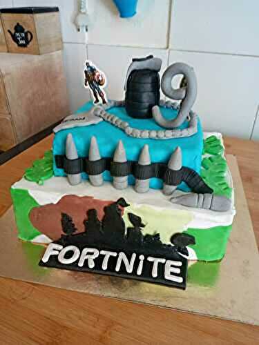 Gâteau rectangle Fortnite