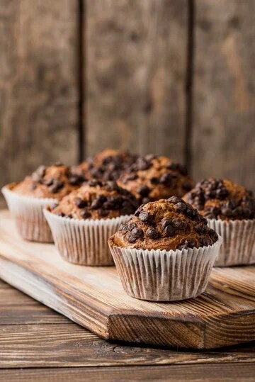 Muffins aux pépites de chocolat