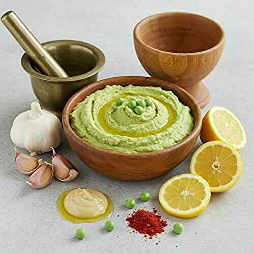 Houmous aux petits pois