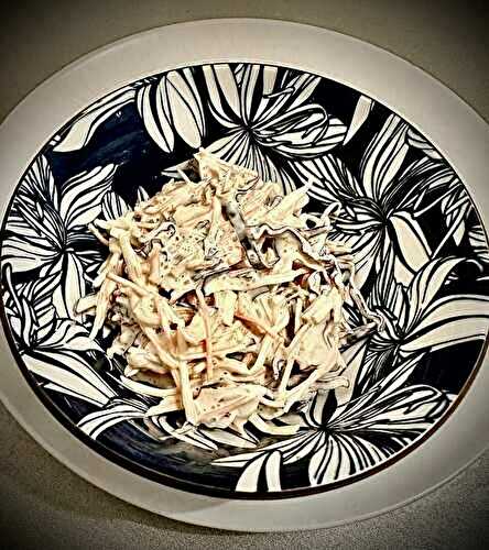 Salade de coleslaw aux 2 choux