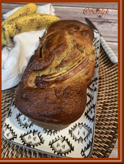 Cake à la banane et pépites de chocolat