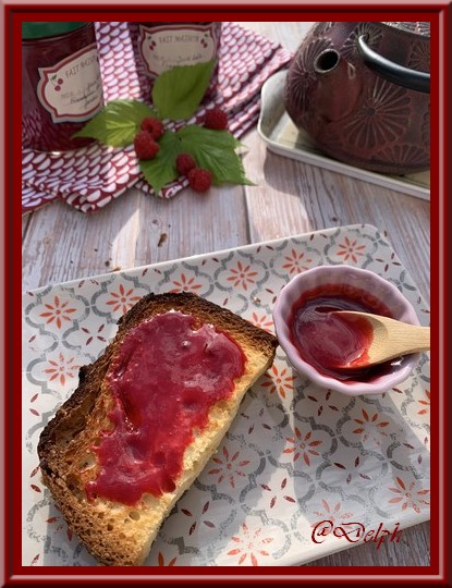 Confiture de framboises au Thermomix