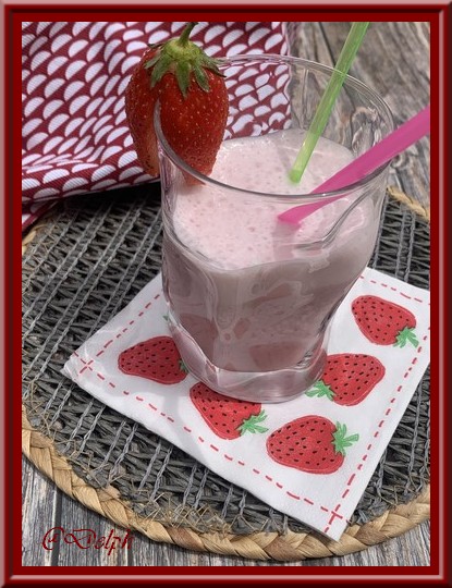 Milkshake à la fraise