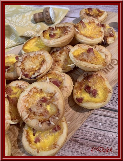 Mini-quiches au bacon