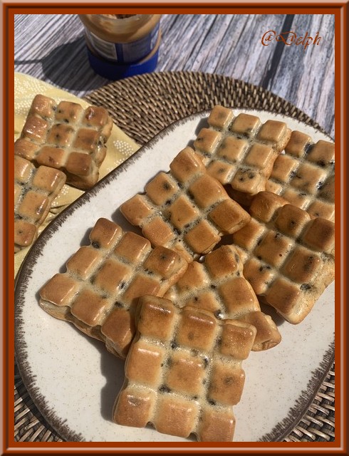 Petits gâteaux au beurre de cacahuètes et chocolat