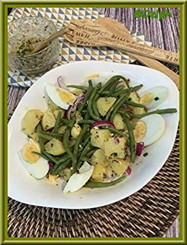 Salade de  pommes de terre et haricots verts