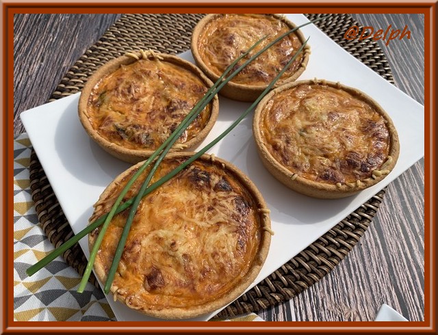 Quiche aux épinards, tomates cerise et chorizo