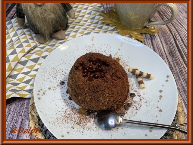 Bowl cake au cacao et flocons d’avoine