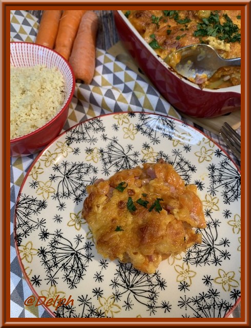 Gratin de carottes à la cancoillotte