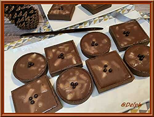 Tartelettes aux poire et chocolat