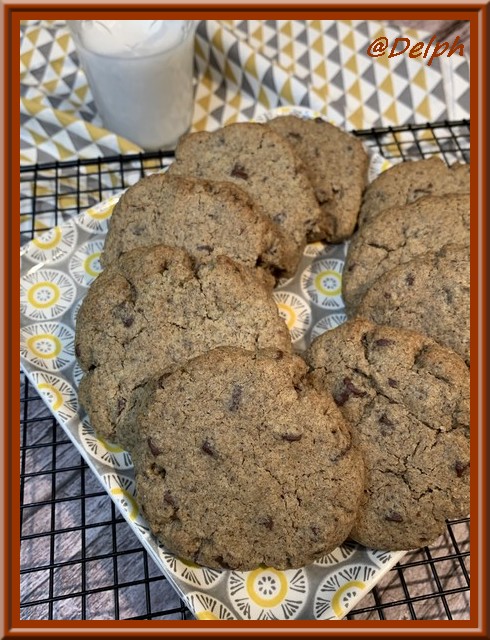 Cookies à la farine de sarrasin et pépites de chocolat