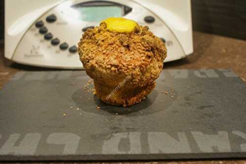 Muffin à la crème de citron au thermomix, préparé en 15 minutes.