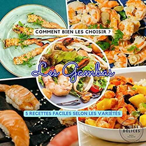 Gambas, les 5 meilleures recettes faciles