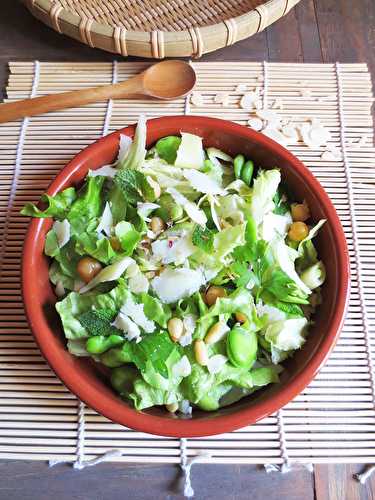 Salade Printanière au Pistou Menthe-Coriandre-Basilic | Je cuisine donc je suis