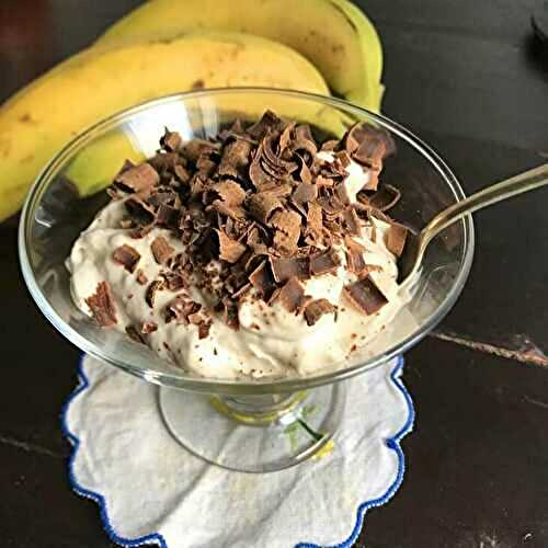 Mousse de Banane Facile