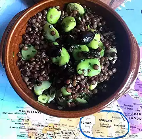 Salade de Lentilles aux Fèves