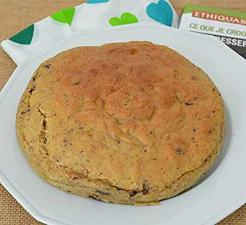 Gâteau au yaourt végétal au chocolat